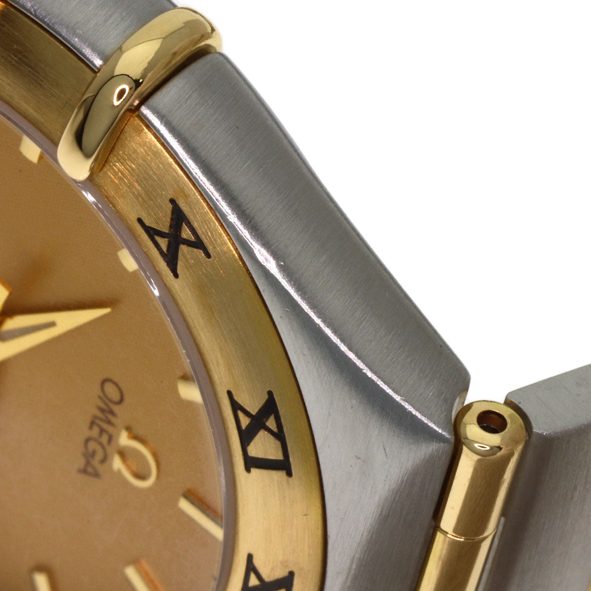 OMEGA Constellation full bar Watches 1210.10 Stainless Steel/SSxK18YG mens
