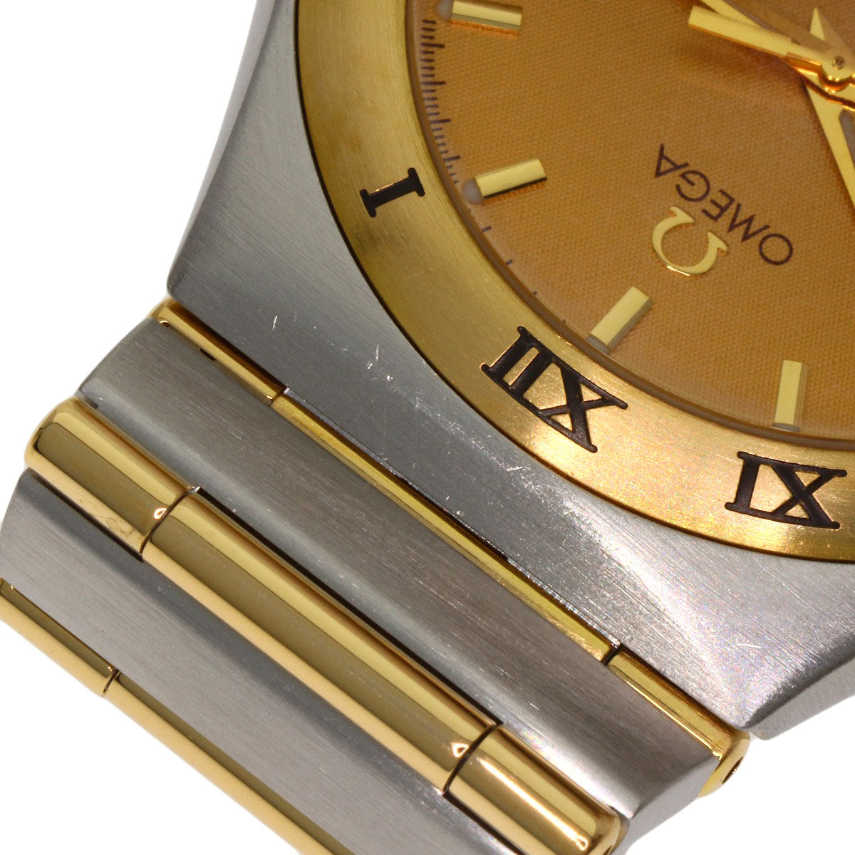 OMEGA Constellation full bar Watches 1210.10 Stainless Steel/SSxK18YG mens
