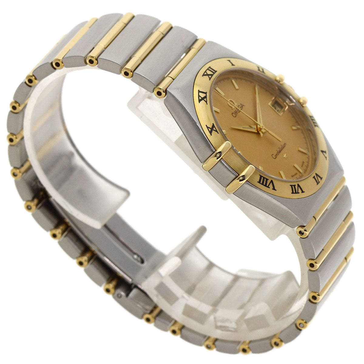 OMEGA Constellation full bar Watches 1210.10 Stainless Steel/SSxK18YG mens