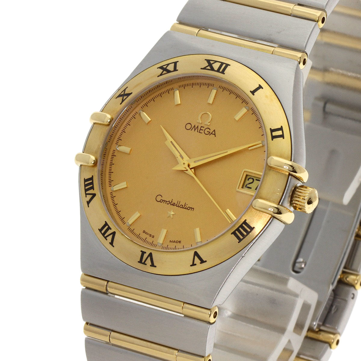 OMEGA Constellation full bar Watches 1210.10 Stainless Steel/SSxK18YG mens