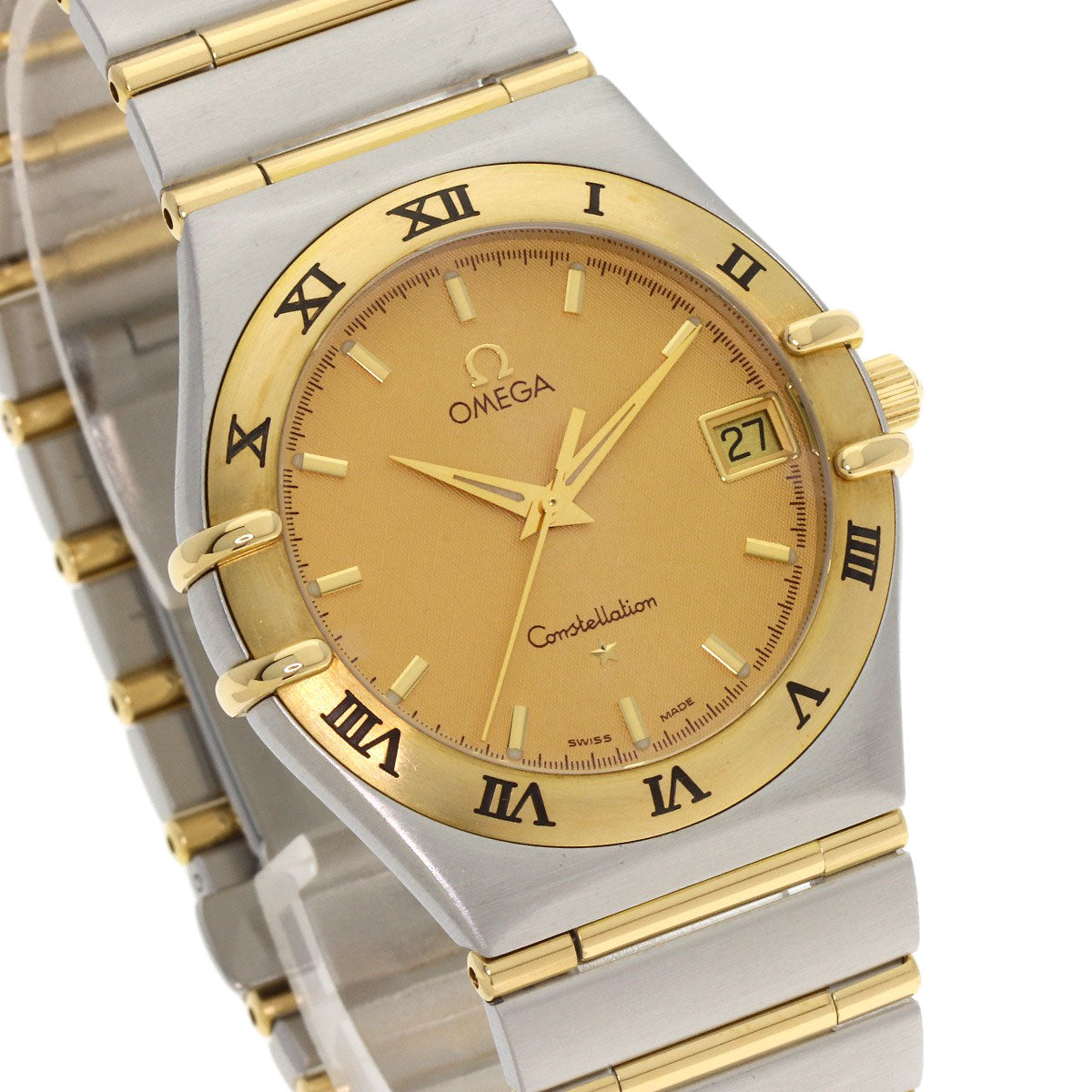 OMEGA Constellation full bar Watches 1210.10 Stainless Steel/SSxK18YG mens