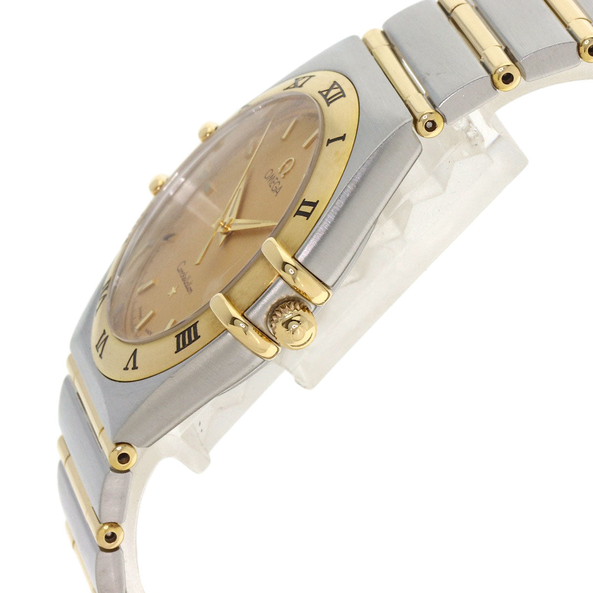 OMEGA Constellation full bar Watches 1210.10 Stainless Steel/SSxK18YG mens