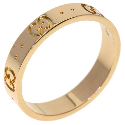 GUCCI Icon # 17 Ring K18 Pink Gold Ladies [Used]