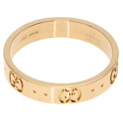 GUCCI Icon # 17 Ring K18 Pink Gold Ladies [Used]