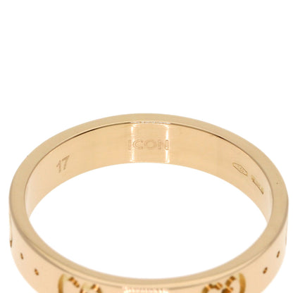 GUCCI Icon # 17 Ring K18 Pink Gold Ladies [Used]