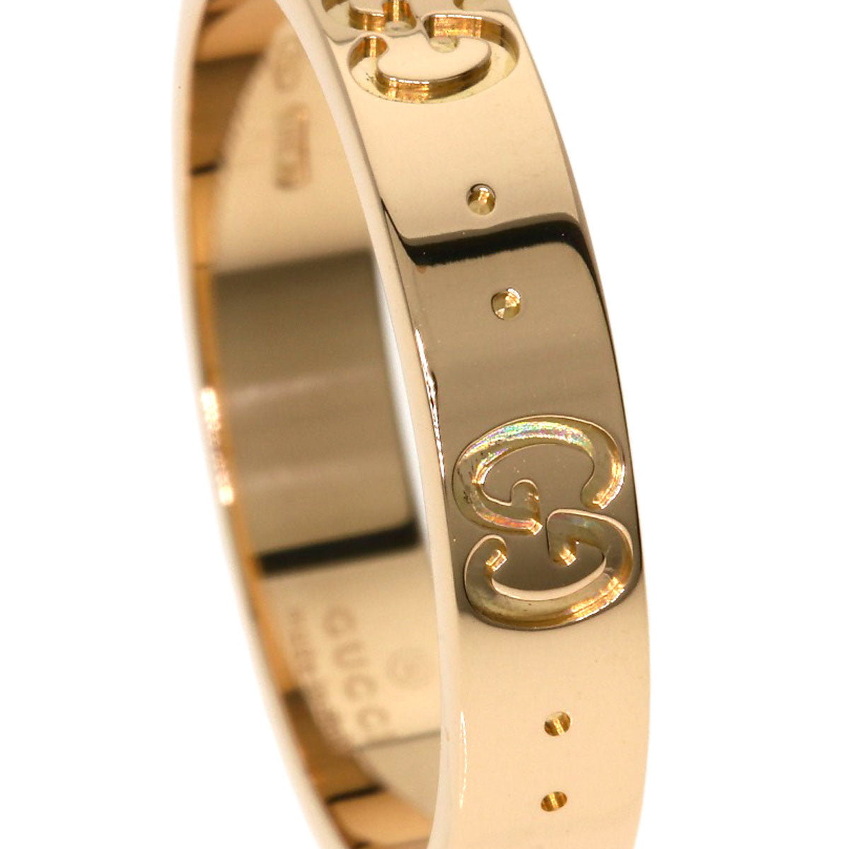 GUCCI Icon # 17 Ring K18 Pink Gold Ladies [Used]