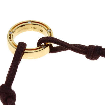 Damiani D-Side 10P Diamond Brad Pitt Collaboration Bracelet K18 Yellow Gold Ladies [Used]