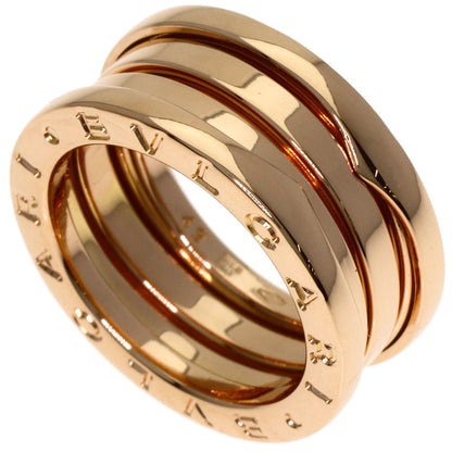 BVLGARI B.zero1 3 Band #49 Ring K18 Pink Gold Ladies [Used]