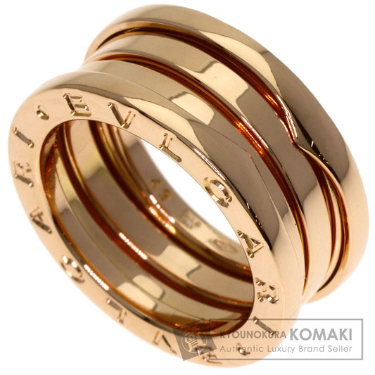 BVLGARI B.zero1 3 Band #49 Ring K18 Pink Gold Ladies [Used]