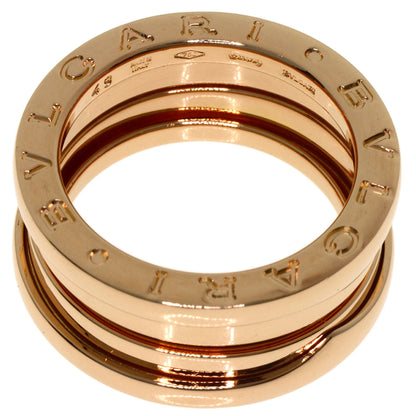 BVLGARI B.zero1 3 Band #49 Ring K18 Pink Gold Ladies [Used]