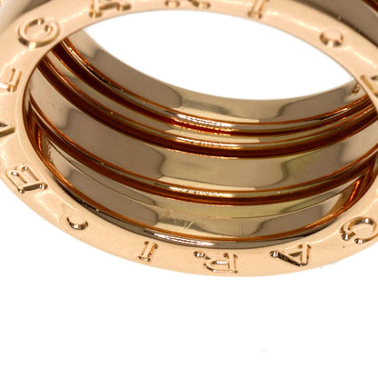 BVLGARI B.zero1 3 Band #49 Ring K18 Pink Gold Ladies [Used]