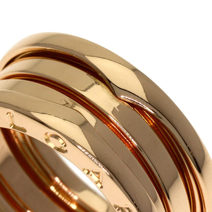 BVLGARI B.zero1 3 Band #49 Ring K18 Pink Gold Ladies [Used]