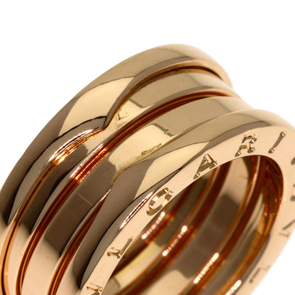 BVLGARI B.zero1 3 Band #49 Ring K18 Pink Gold Ladies [Used]