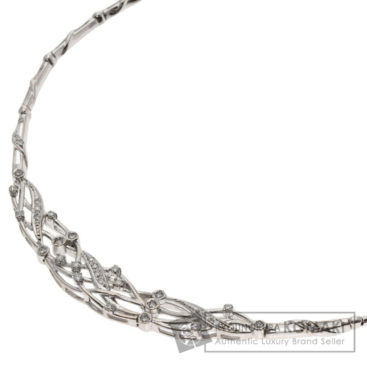 0.47ct Diamond Necklace K18 White Gold 20.8g　Ladies