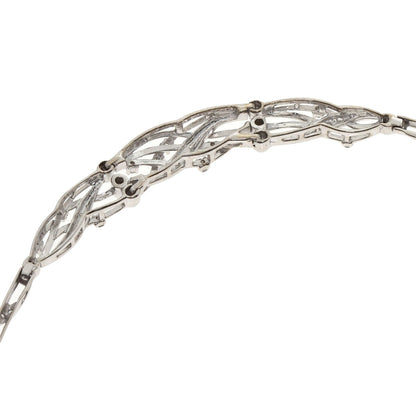 0.47ct Diamond Necklace K18 White Gold 20.8g　Ladies
