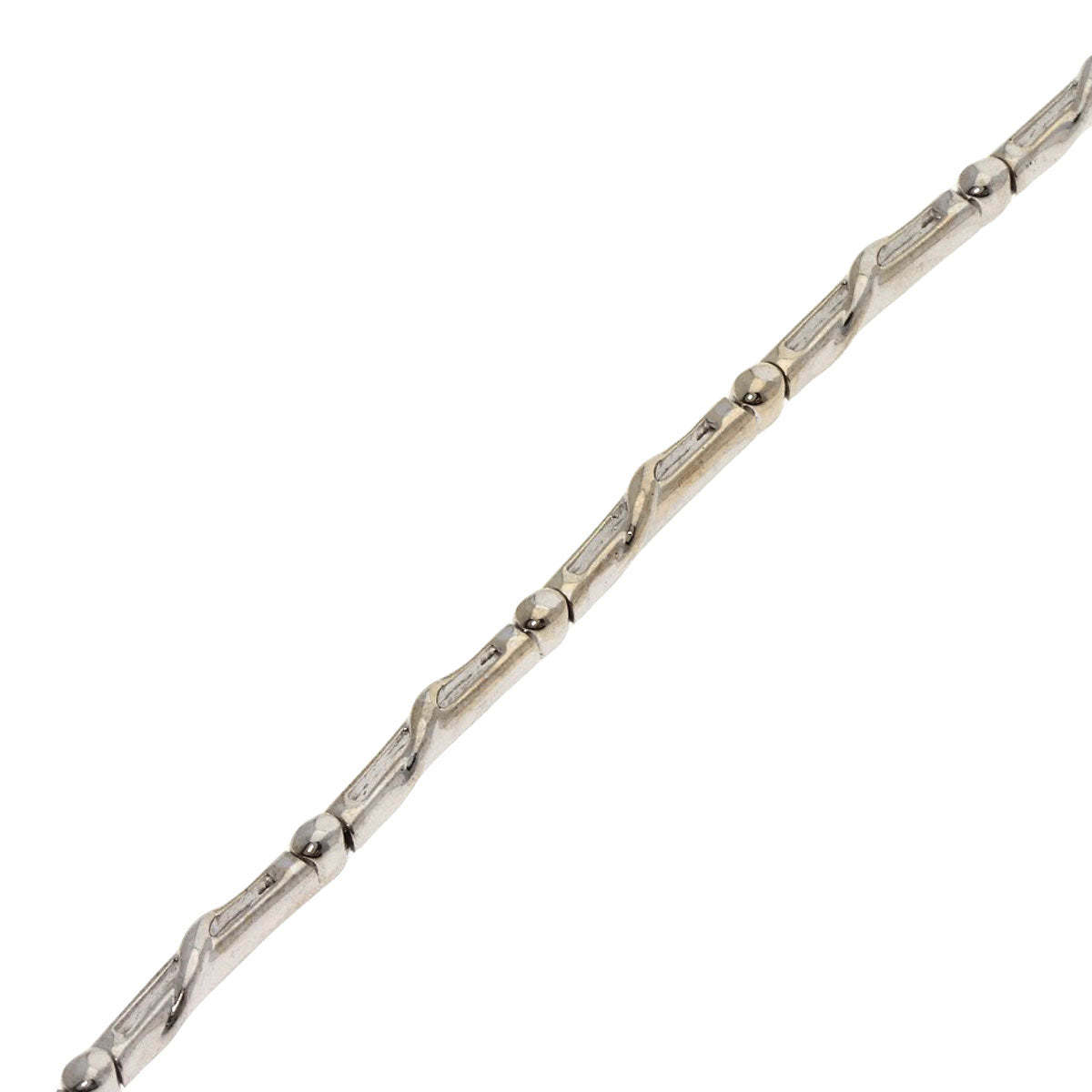 0.47ct Diamond Necklace K18 White Gold 20.8g　Ladies