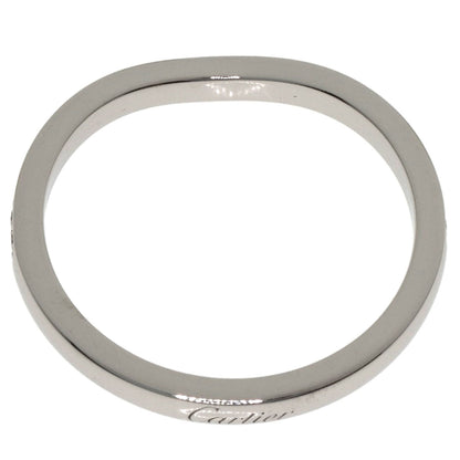 CARTIER Ballerina Curve Semi-Pavé Diamond #50 Ring Platinum PT950 Ladies [Used]