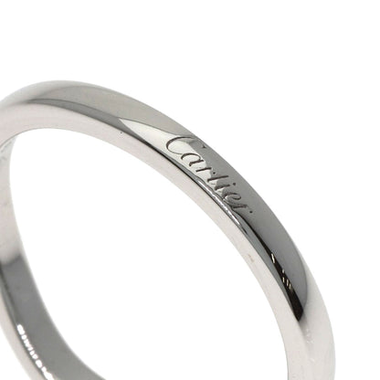 CARTIER Ballerina Curve Semi-Pavé Diamond #50 Ring Platinum PT950 Ladies [Used]