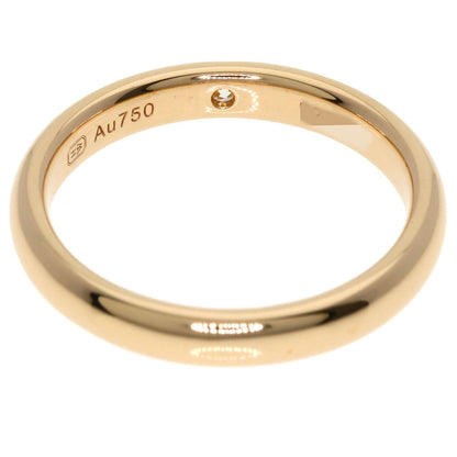 HARRY WINSTON Wedding ring with 1 diamond Ring K18 Pink Gold Ladies [Used]