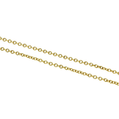 TIFFANY&Co. Chain 16.1" Necklace K18 Yellow Gold Ladies [Used]