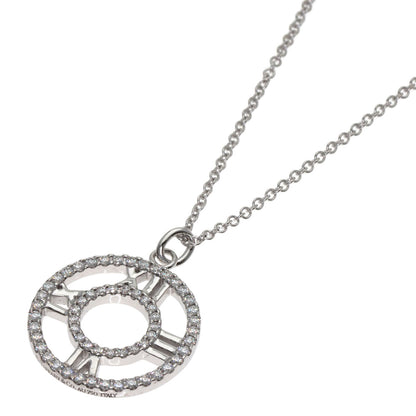 TIFFANY&Co. Atlas Diamond Necklace K18 White Gold Ladies [Used]