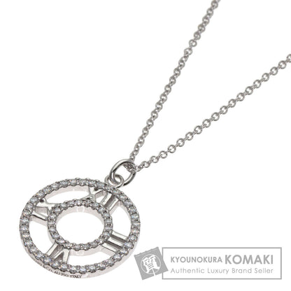 TIFFANY&Co. Atlas Diamond Necklace K18 White Gold Ladies [Used]