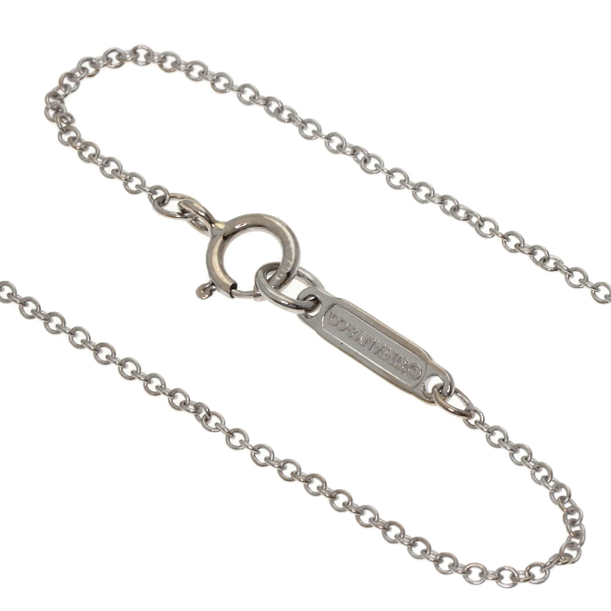 TIFFANY&Co. Atlas Diamond Necklace K18 White Gold Ladies [Used]