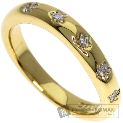 CELINE 5P Diamond Ring K18 Yellow Gold Ladies [Used]