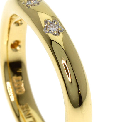 CELINE 5P Diamond Ring K18 Yellow Gold Ladies [Used]