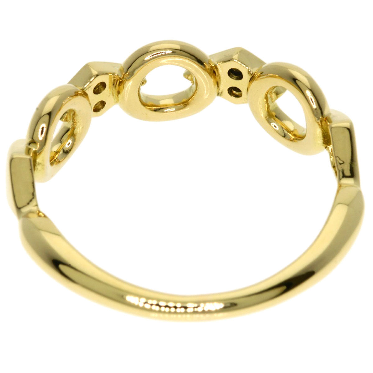 Dior Diamond Ring K18 Yellow Gold Ladies [Used]