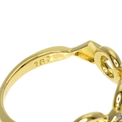 Dior Diamond Ring K18 Yellow Gold Ladies [Used]