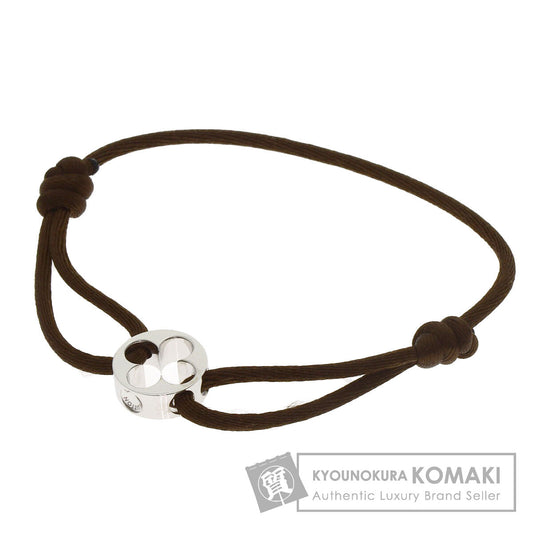 LOUIS VUITTON Brassle Lien Empreinte Bracelet K18 White Gold Ladies [Used]