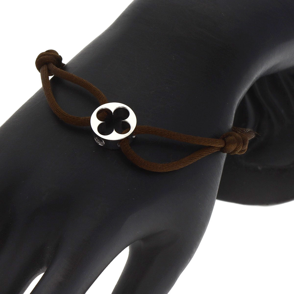 LOUIS VUITTON Brassle Lien Empreinte Bracelet K18 White Gold Ladies [Used]