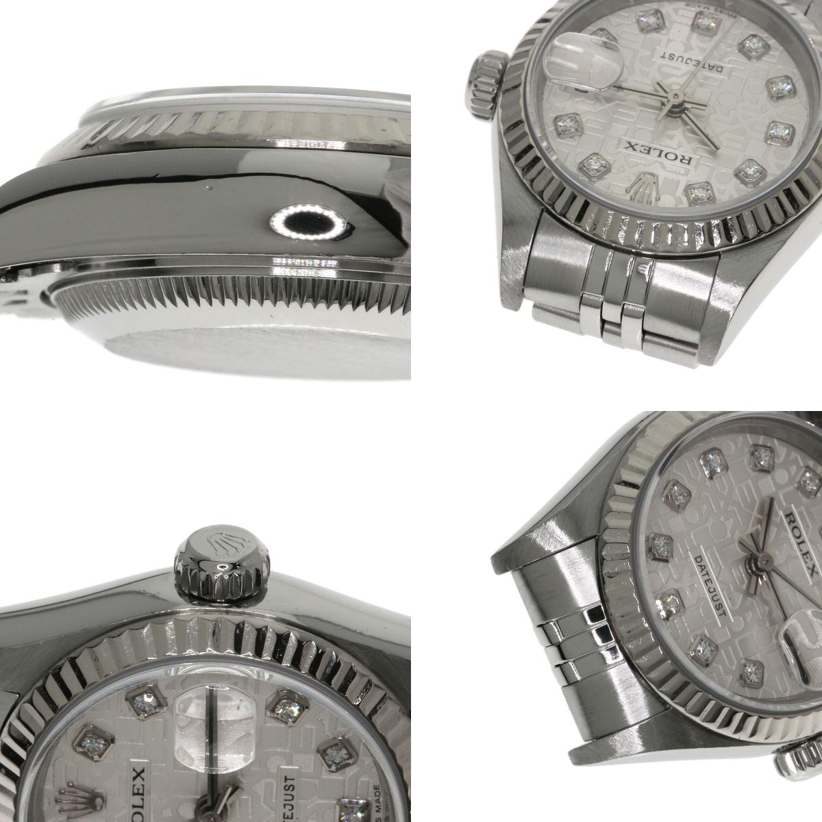 ROLEX DATEJUST 10P Diamond Watches 79174G Stainless Steel/Stainless Steel Ladies