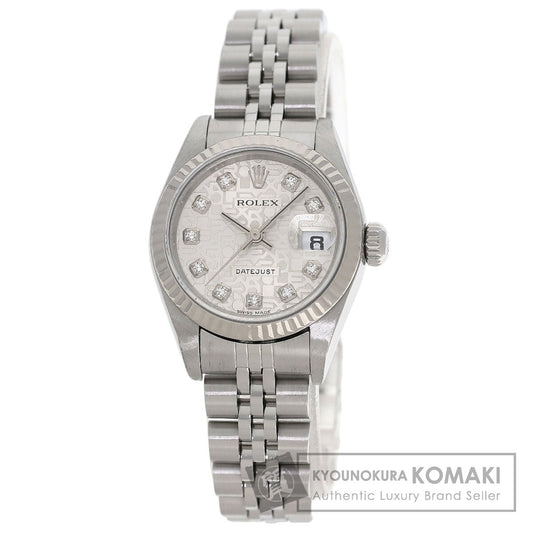 ROLEX DATEJUST 10P Diamond Watches 79174G Stainless Steel/Stainless Steel Ladies
