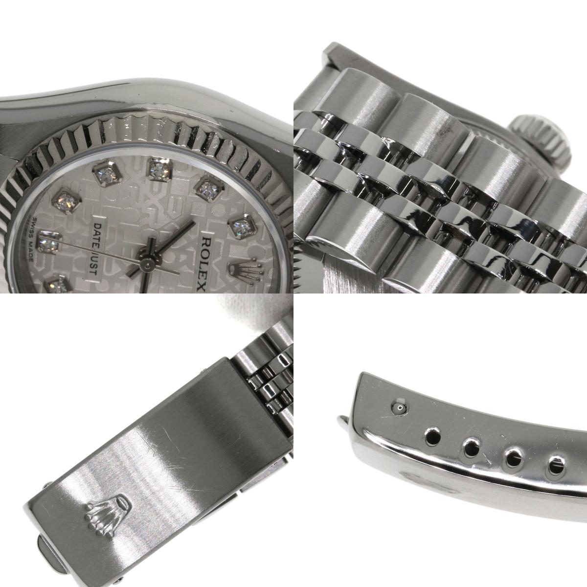 ROLEX DATEJUST 10P Diamond Watches 79174G Stainless Steel/Stainless Steel Ladies