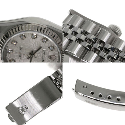 ROLEX DATEJUST 10P Diamond Watches 79174G Stainless Steel/Stainless Steel Ladies