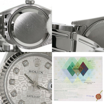 ROLEX DATEJUST 10P Diamond Watches 79174G Stainless Steel/Stainless Steel Ladies