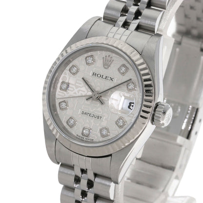 ROLEX DATEJUST 10P Diamond Watches 79174G Stainless Steel/Stainless Steel Ladies
