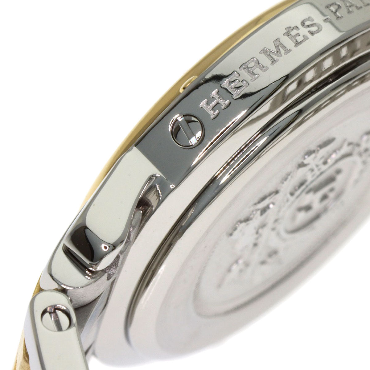 HERMES Clipper Watches CL4.220 Stainless Steel/SSxGP Ladies