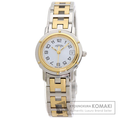 HERMES Clipper Watches CL4.220 Stainless Steel/SSxGP Ladies