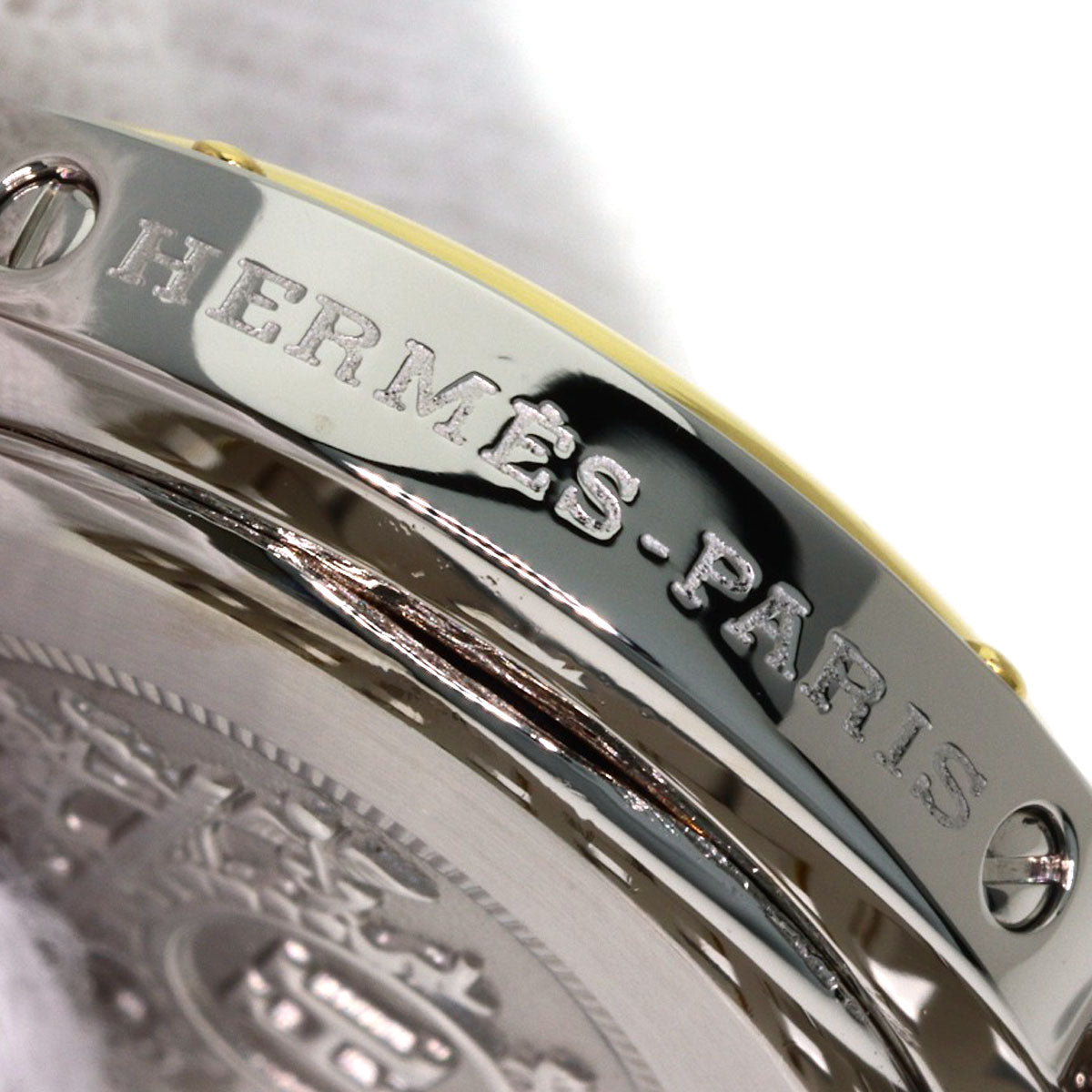 HERMES Clipper Watches CL4.220 Stainless Steel/SSxGP Ladies