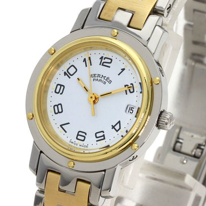 HERMES Clipper Watches CL4.220 Stainless Steel/SSxGP Ladies