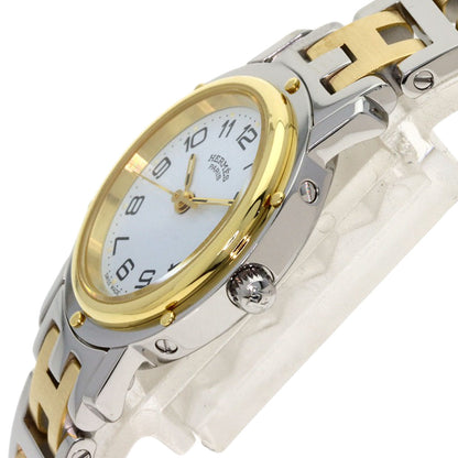 HERMES Clipper Watches CL4.220 Stainless Steel/SSxGP Ladies