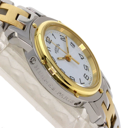 HERMES Clipper Watches CL4.220 Stainless Steel/SSxGP Ladies