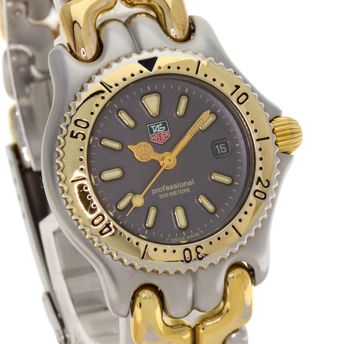 TAG HEUER cell Watches S95.215 Stainless Steel/SSxGP Ladies