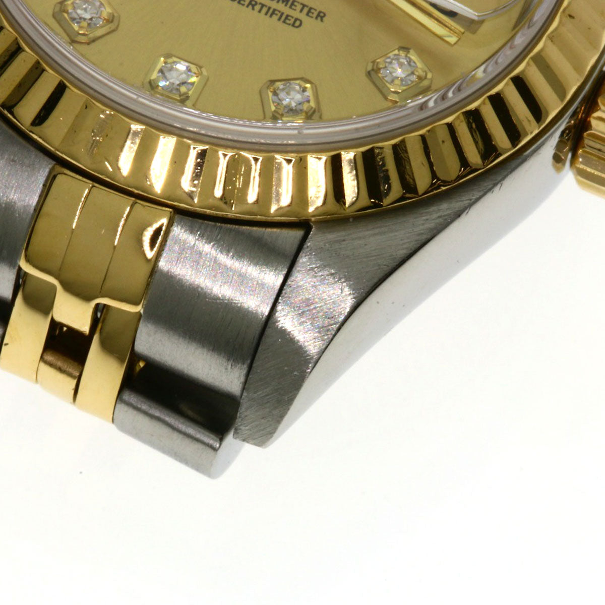 ROLEX DATEJUST 10P Diamond Watches 79173G Stainless Steel/SSxK18YG Ladies