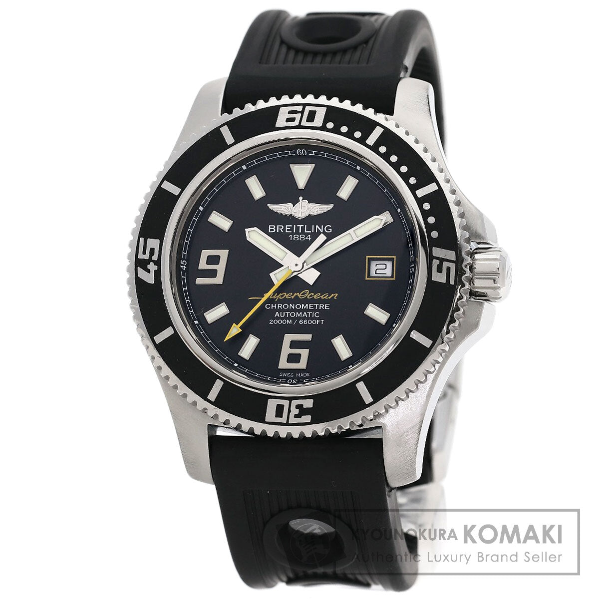 BREITLING Breitling Superocean 44 Watches A17391 Stainless Steel/Rubber mens