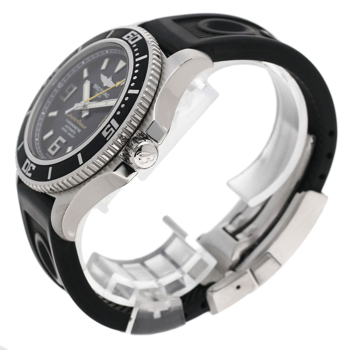 BREITLING Breitling Superocean 44 Watches A17391 Stainless Steel/Rubber mens