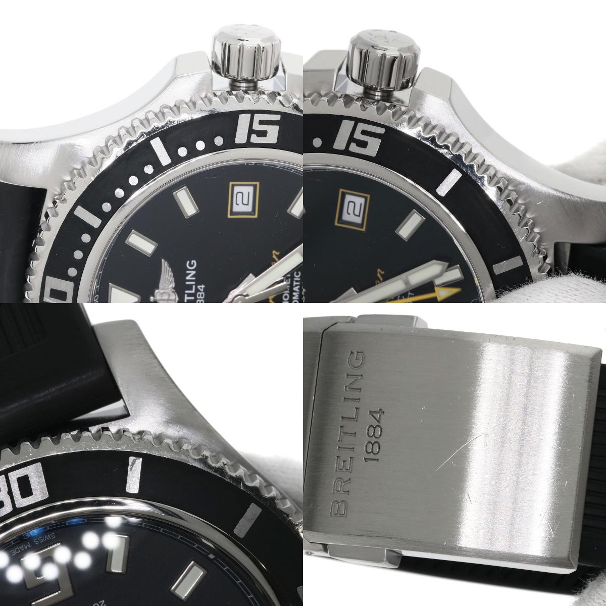 BREITLING Breitling Superocean 44 Watches A17391 Stainless Steel/Rubber mens